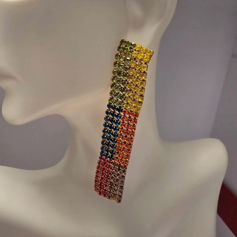 Multicolor Statement Earrings
